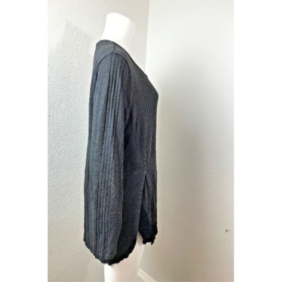 Style & Co Grey Long Sleeve Sweater Thin Large - Picture 5 of 7